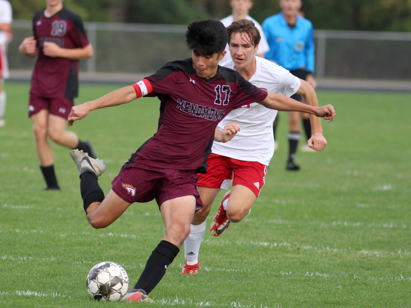Chi-Hi boys soccer at Menomonie 10-7-21